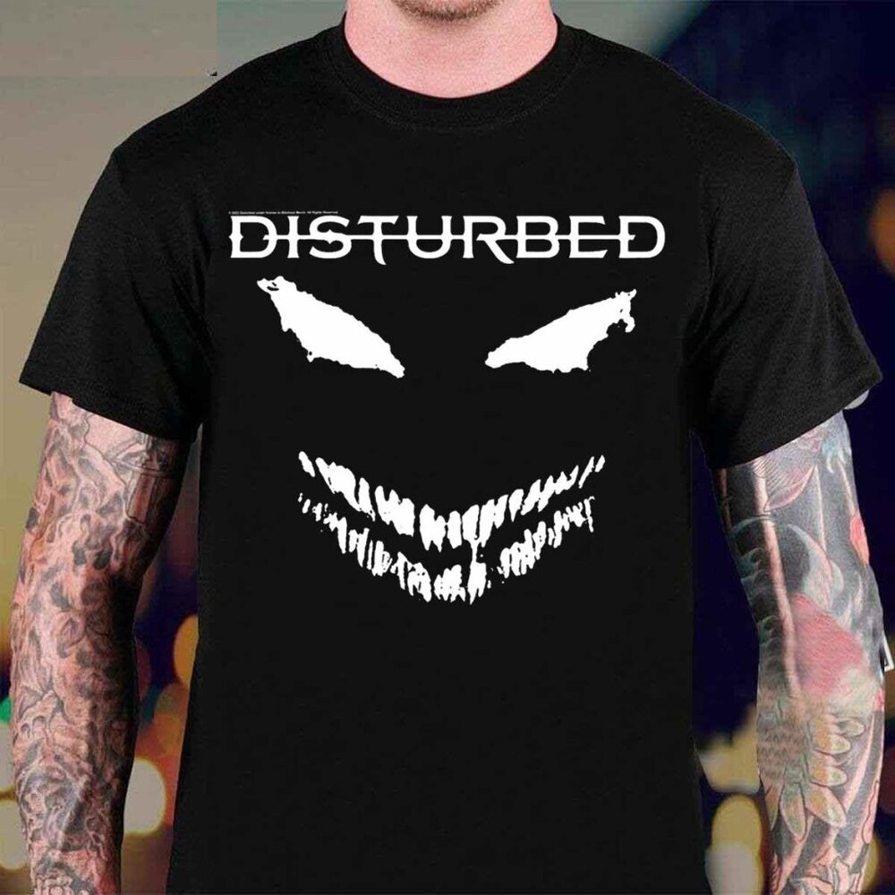 Disturbed 2024 Tour Retro Music Fan Collector Classic Concert Album Graphic 05
